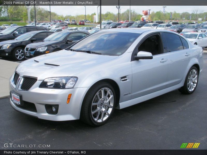 Maverick Silver Metallic / Onyx/Red 2009 Pontiac G8 GXP
