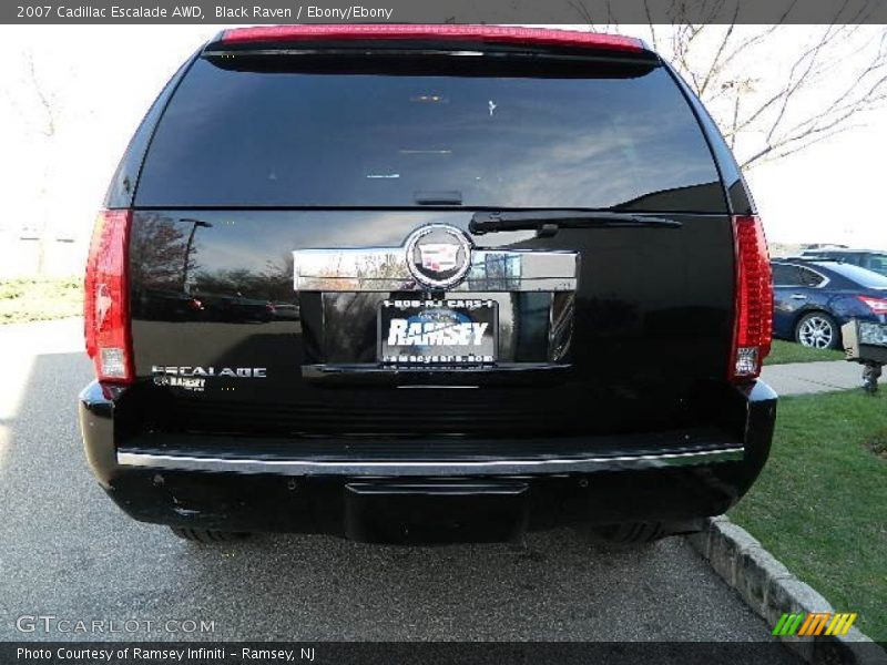 Black Raven / Ebony/Ebony 2007 Cadillac Escalade AWD