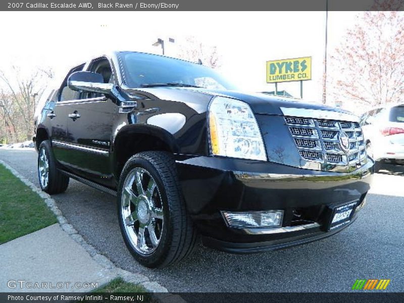 Black Raven / Ebony/Ebony 2007 Cadillac Escalade AWD