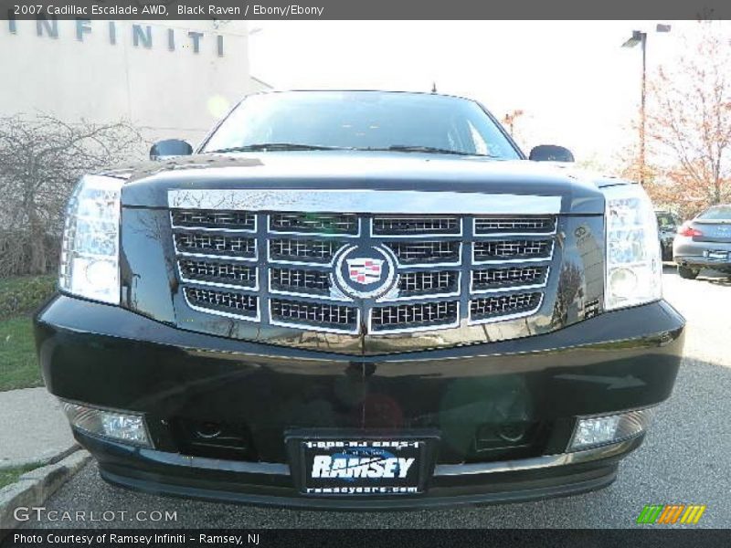 Black Raven / Ebony/Ebony 2007 Cadillac Escalade AWD