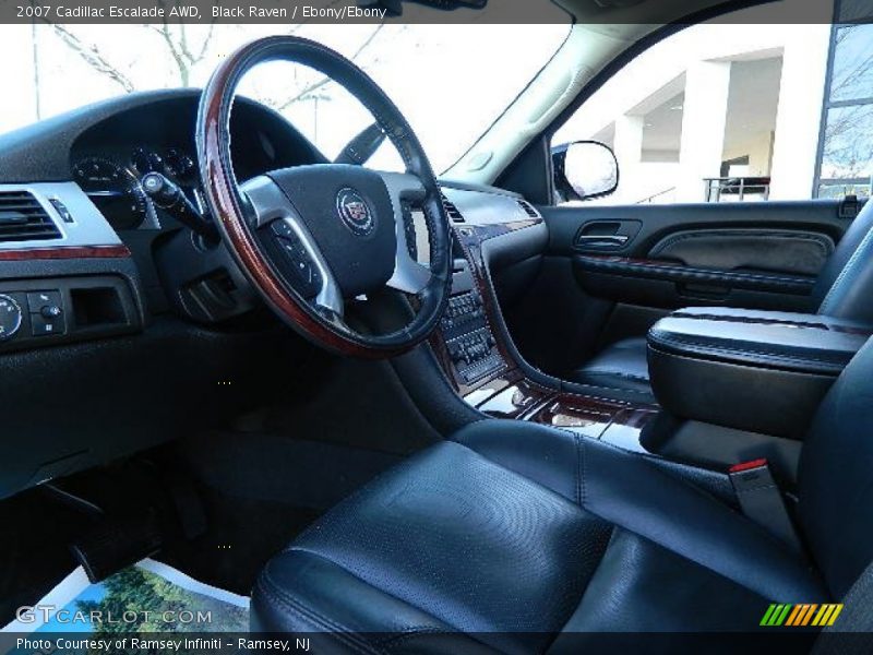 Black Raven / Ebony/Ebony 2007 Cadillac Escalade AWD