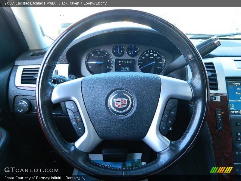 Black Raven / Ebony/Ebony 2007 Cadillac Escalade AWD