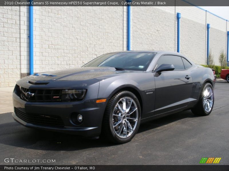 Cyber Gray Metallic / Black 2010 Chevrolet Camaro SS Hennessey HPE550 Supercharged Coupe