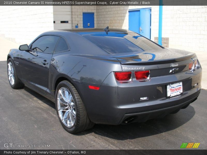 Cyber Gray Metallic / Black 2010 Chevrolet Camaro SS Hennessey HPE550 Supercharged Coupe