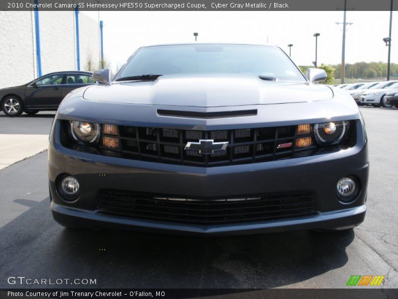 Cyber Gray Metallic / Black 2010 Chevrolet Camaro SS Hennessey HPE550 Supercharged Coupe