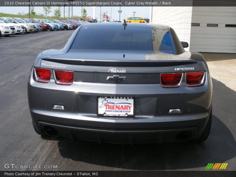Cyber Gray Metallic / Black 2010 Chevrolet Camaro SS Hennessey HPE550 Supercharged Coupe