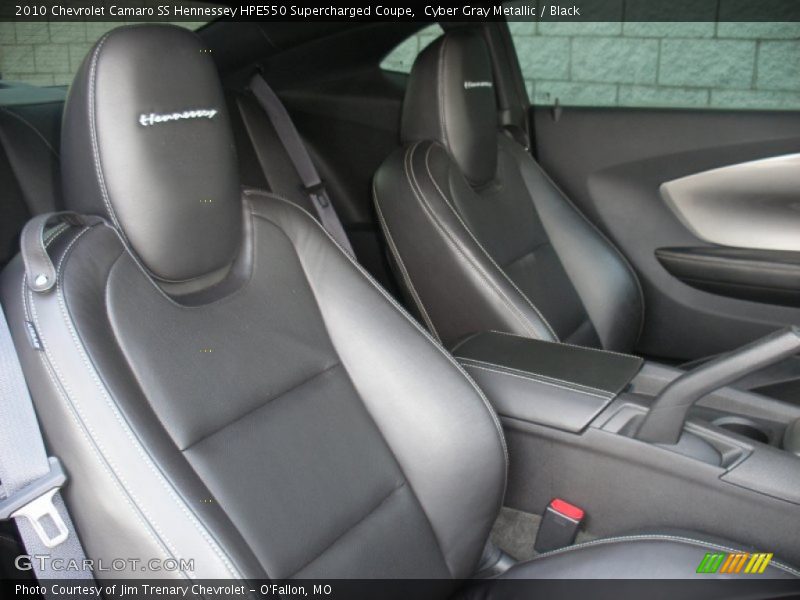 Cyber Gray Metallic / Black 2010 Chevrolet Camaro SS Hennessey HPE550 Supercharged Coupe