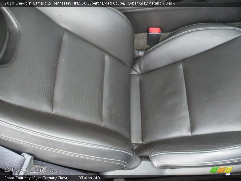 Cyber Gray Metallic / Black 2010 Chevrolet Camaro SS Hennessey HPE550 Supercharged Coupe