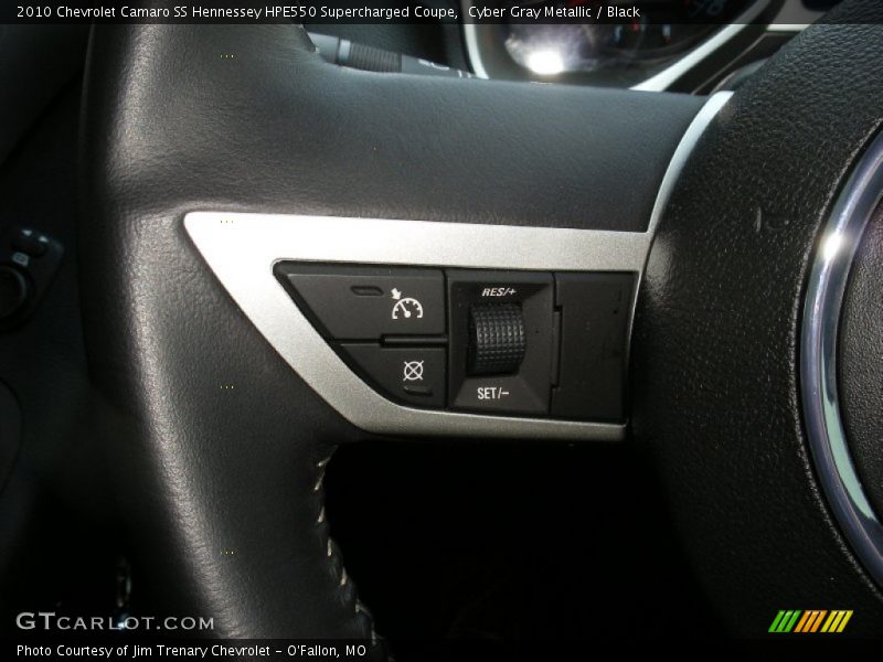 Cyber Gray Metallic / Black 2010 Chevrolet Camaro SS Hennessey HPE550 Supercharged Coupe