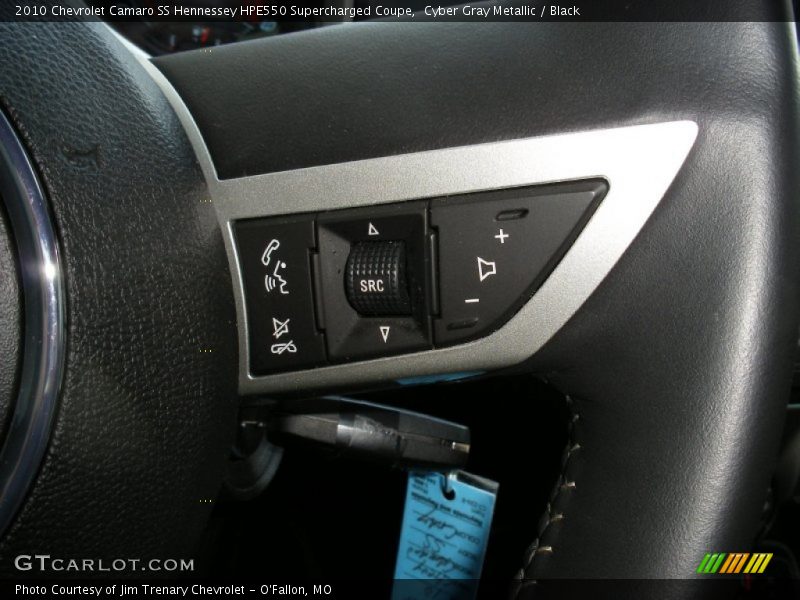 Cyber Gray Metallic / Black 2010 Chevrolet Camaro SS Hennessey HPE550 Supercharged Coupe