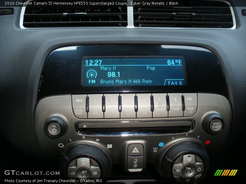 Cyber Gray Metallic / Black 2010 Chevrolet Camaro SS Hennessey HPE550 Supercharged Coupe