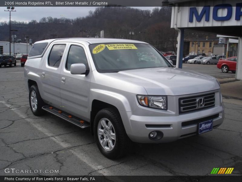 Billet Silver Metallic / Graphite 2006 Honda Ridgeline RTL