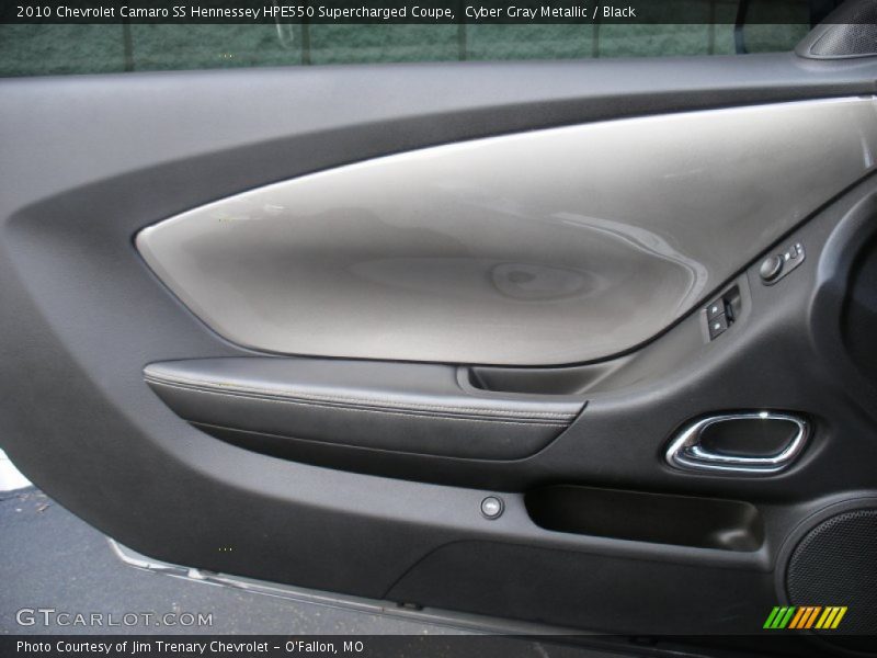 Cyber Gray Metallic / Black 2010 Chevrolet Camaro SS Hennessey HPE550 Supercharged Coupe