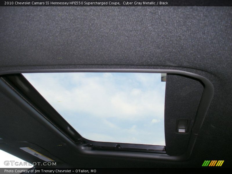Cyber Gray Metallic / Black 2010 Chevrolet Camaro SS Hennessey HPE550 Supercharged Coupe