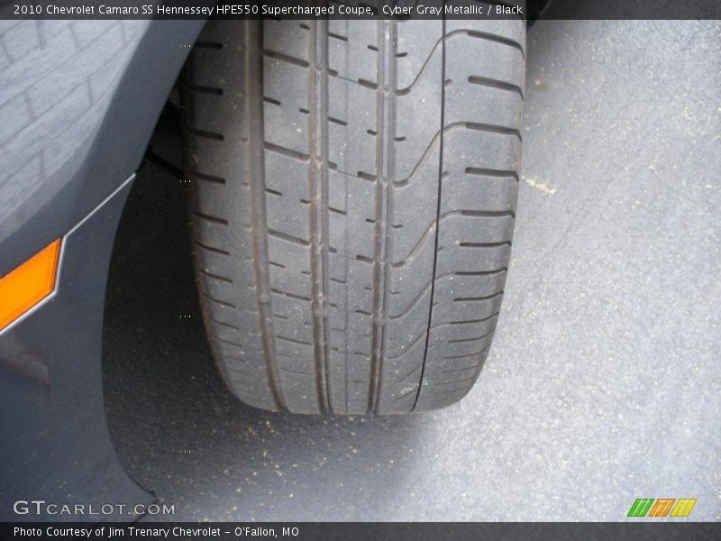 Cyber Gray Metallic / Black 2010 Chevrolet Camaro SS Hennessey HPE550 Supercharged Coupe