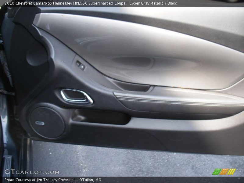 Cyber Gray Metallic / Black 2010 Chevrolet Camaro SS Hennessey HPE550 Supercharged Coupe