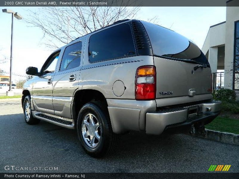 Pewter Metallic / Sandstone 2003 GMC Yukon Denali AWD