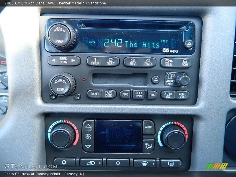 Pewter Metallic / Sandstone 2003 GMC Yukon Denali AWD