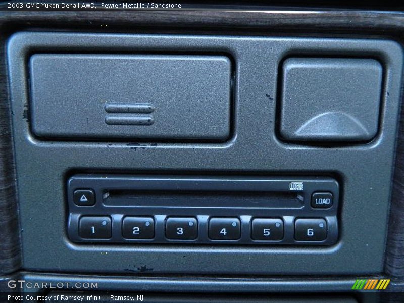 Pewter Metallic / Sandstone 2003 GMC Yukon Denali AWD