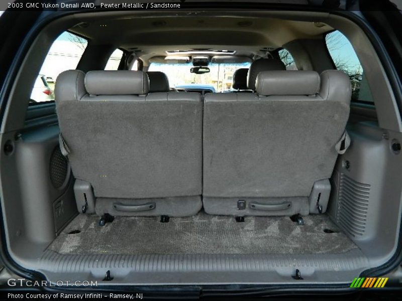 Pewter Metallic / Sandstone 2003 GMC Yukon Denali AWD