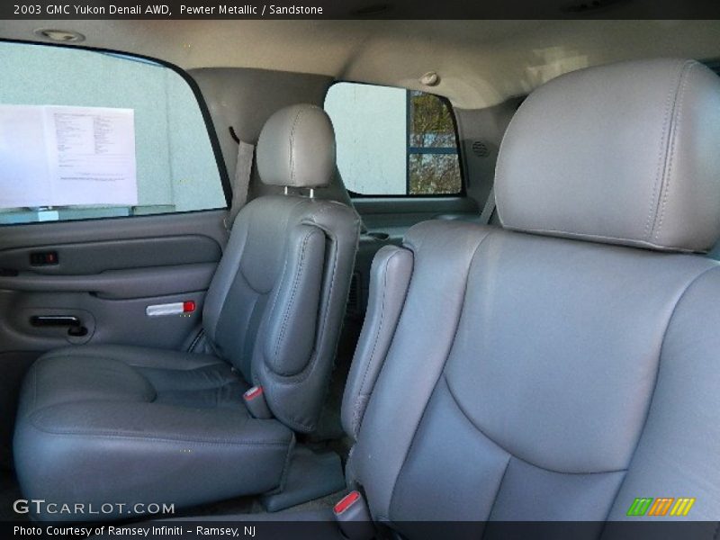 Pewter Metallic / Sandstone 2003 GMC Yukon Denali AWD