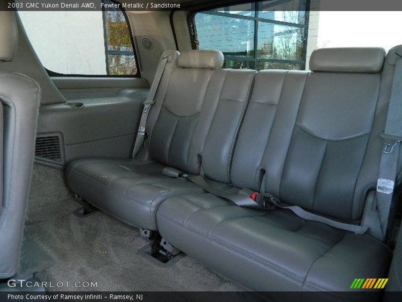 Pewter Metallic / Sandstone 2003 GMC Yukon Denali AWD