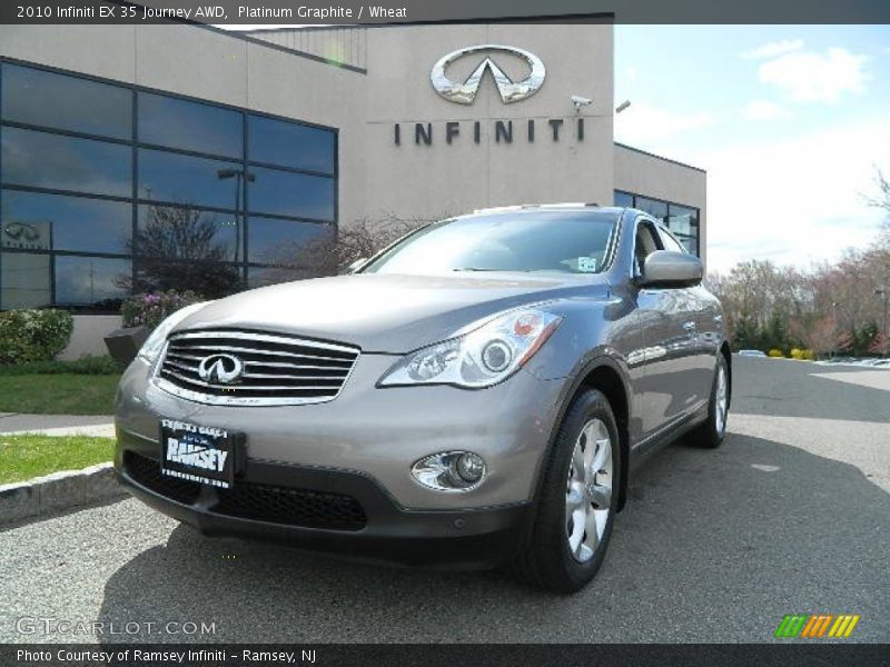 Platinum Graphite / Wheat 2010 Infiniti EX 35 Journey AWD