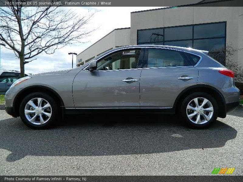 Platinum Graphite / Wheat 2010 Infiniti EX 35 Journey AWD