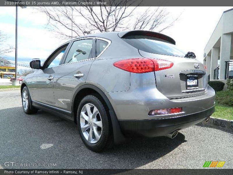 Platinum Graphite / Wheat 2010 Infiniti EX 35 Journey AWD