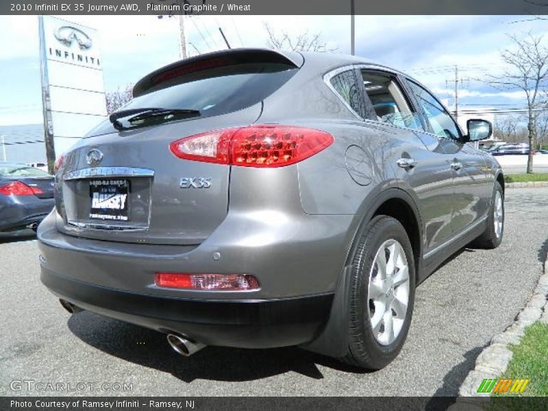 Platinum Graphite / Wheat 2010 Infiniti EX 35 Journey AWD