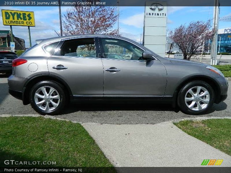 Platinum Graphite / Wheat 2010 Infiniti EX 35 Journey AWD