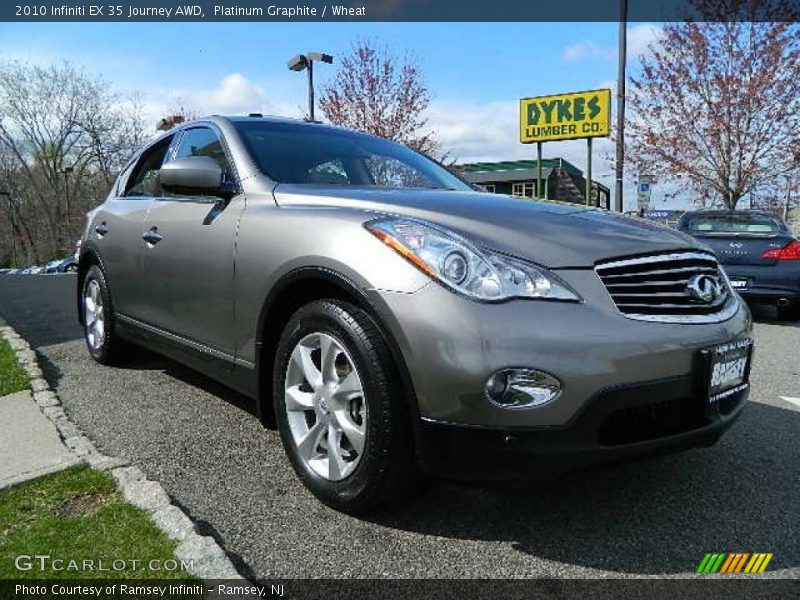 Platinum Graphite / Wheat 2010 Infiniti EX 35 Journey AWD