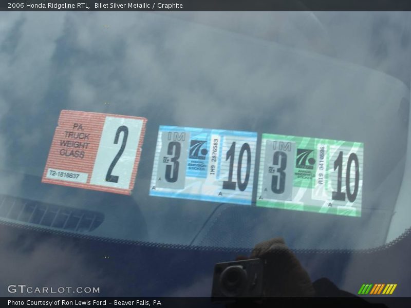 Billet Silver Metallic / Graphite 2006 Honda Ridgeline RTL