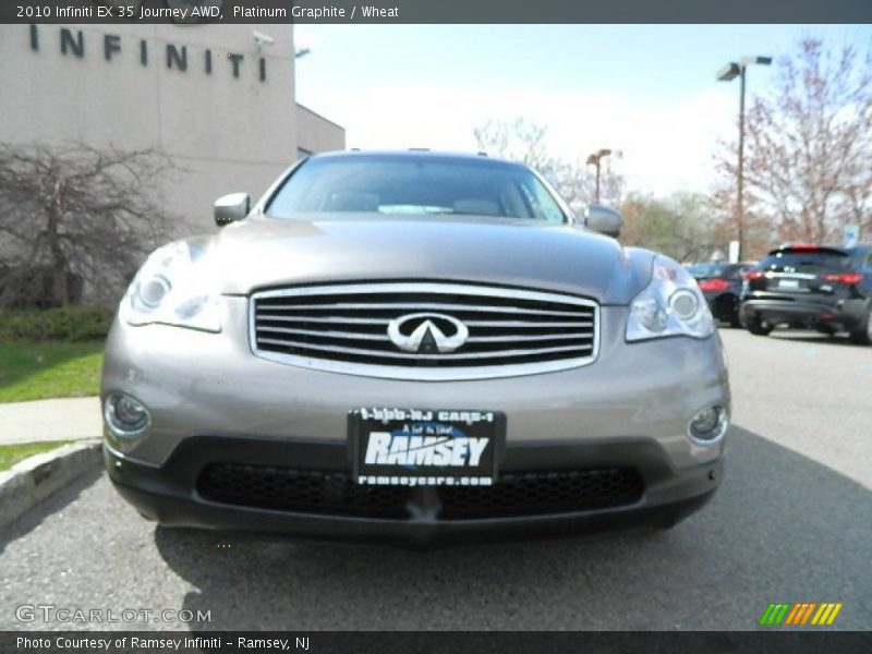 Platinum Graphite / Wheat 2010 Infiniti EX 35 Journey AWD