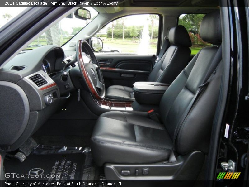 Black Raven / Ebony/Ebony 2011 Cadillac Escalade Premium