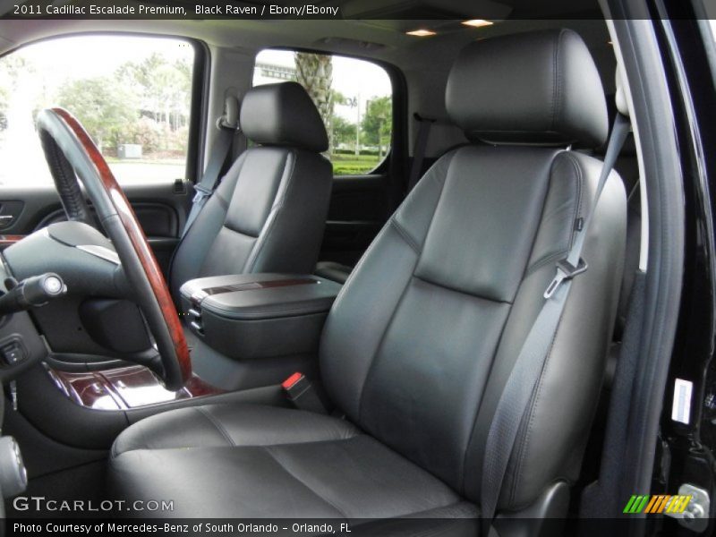 Black Raven / Ebony/Ebony 2011 Cadillac Escalade Premium