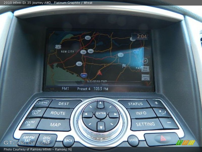 Platinum Graphite / Wheat 2010 Infiniti EX 35 Journey AWD