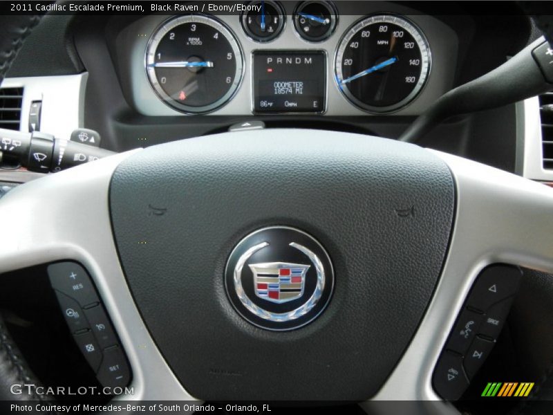 Black Raven / Ebony/Ebony 2011 Cadillac Escalade Premium