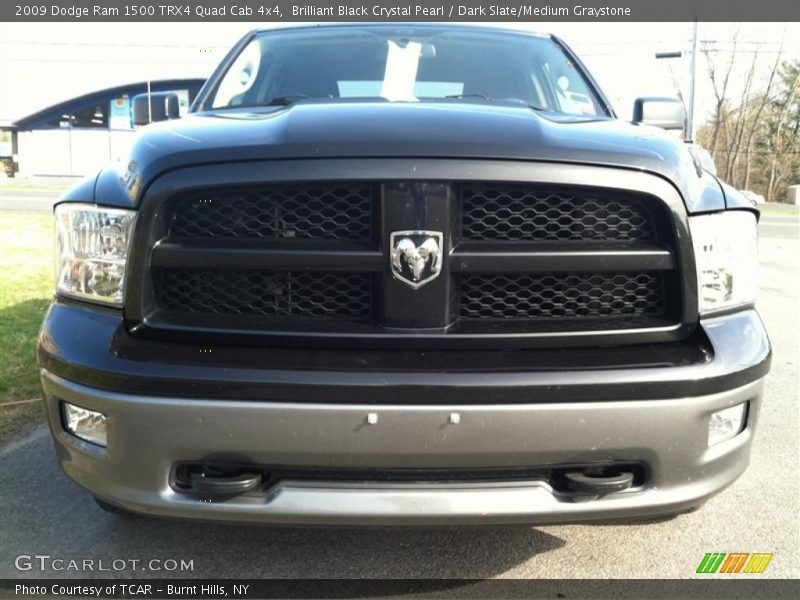 Brilliant Black Crystal Pearl / Dark Slate/Medium Graystone 2009 Dodge Ram 1500 TRX4 Quad Cab 4x4