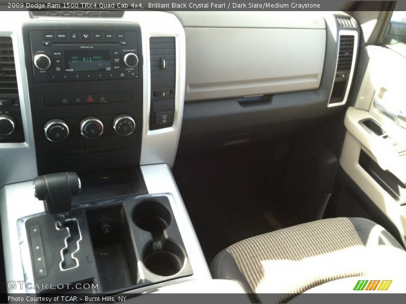 Brilliant Black Crystal Pearl / Dark Slate/Medium Graystone 2009 Dodge Ram 1500 TRX4 Quad Cab 4x4