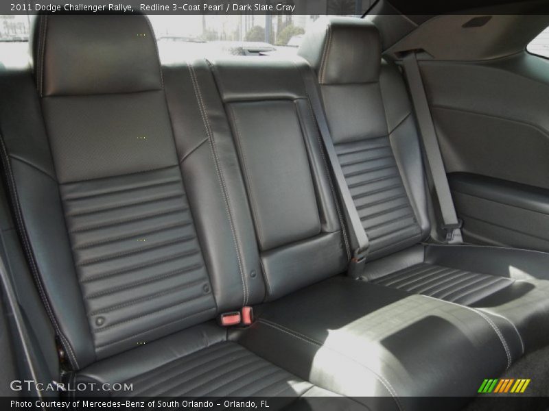 Rear Seat of 2011 Challenger Rallye