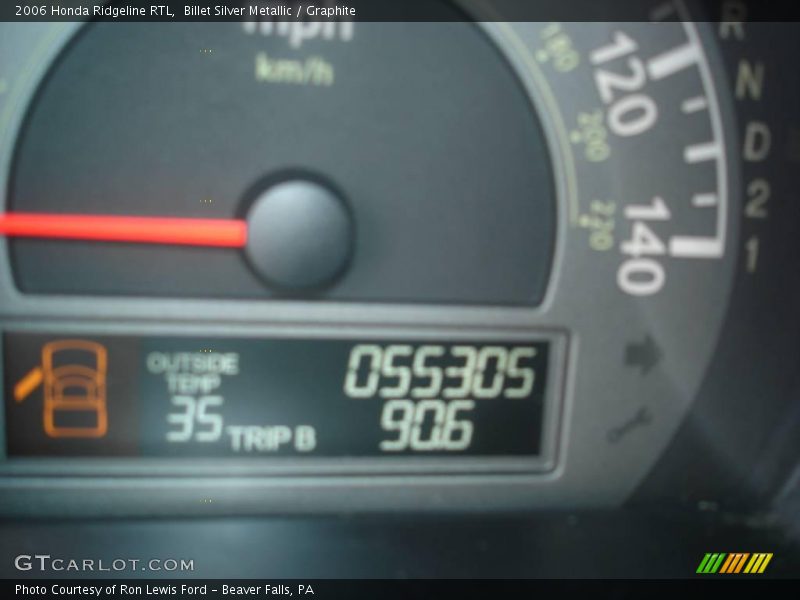 Billet Silver Metallic / Graphite 2006 Honda Ridgeline RTL