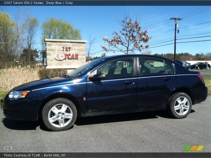 Deep Blue / Gray 2007 Saturn ION 2 Sedan
