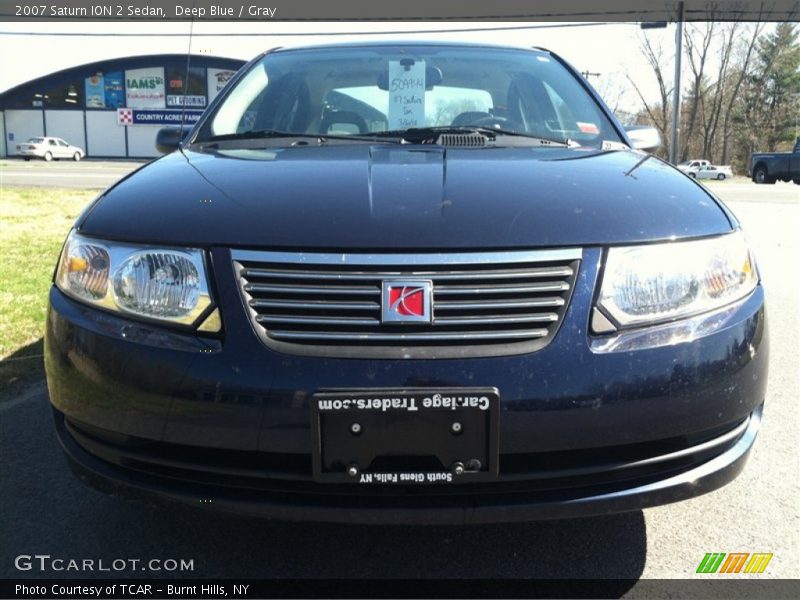 Deep Blue / Gray 2007 Saturn ION 2 Sedan