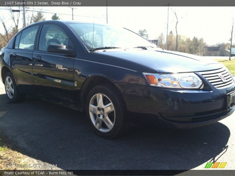 Deep Blue / Gray 2007 Saturn ION 2 Sedan