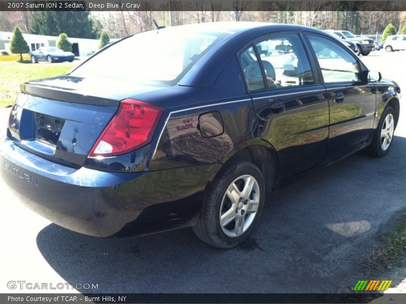 Deep Blue / Gray 2007 Saturn ION 2 Sedan