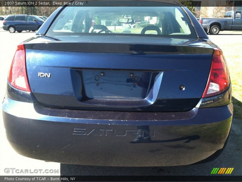 Deep Blue / Gray 2007 Saturn ION 2 Sedan