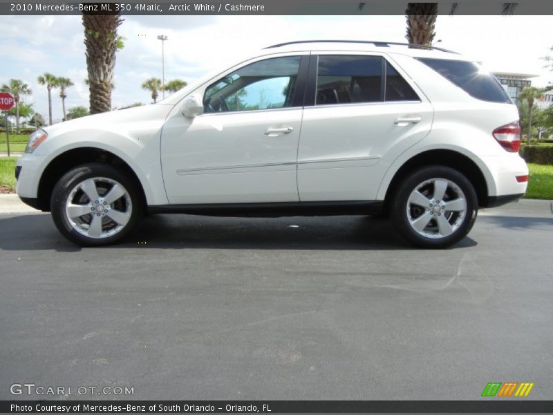 Arctic White / Cashmere 2010 Mercedes-Benz ML 350 4Matic