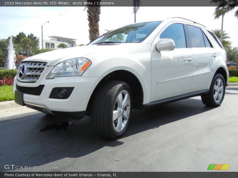 Arctic White / Cashmere 2010 Mercedes-Benz ML 350 4Matic