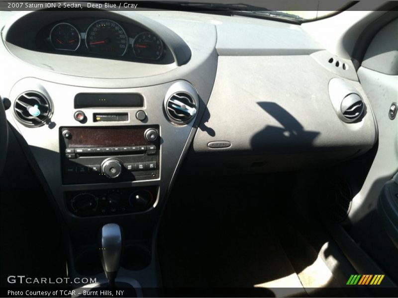 Deep Blue / Gray 2007 Saturn ION 2 Sedan